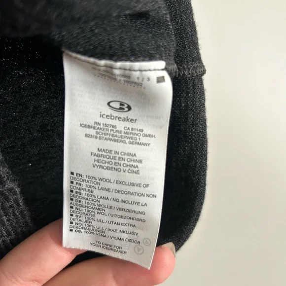 Icebreaker Merino Wool Charcoal Pencil Skirt - Picture 4 of 4